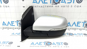 Side mirror left Ford Edge 19- 9 pins, silver, BSM, turn signal, backlight