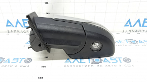 Side mirror left Ford Edge 19- 9 pins, silver, BSM, turn signal, backlight