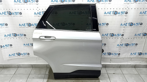 Door assembly rear right Ford Edge 15- keyless, silver UX, tinted, dent, scratches on linings