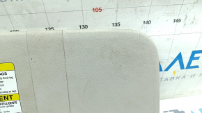 Left visor Subaru Impreza WRX GH 08-14 gray, without hook, needs cleaning, crack