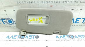 Right visor Subaru Impreza WRX GH 08-14 gray, without hook, needs cleaning, crack