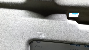 Toyota Highlander 08-13 headlining for sunroof, for monitor, gray, with air ducts and central lamp, for dry cleaning, creases, dents, scratches