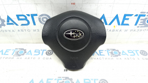 Airbag in steering wheel driver Subaru Impreza WRX GH 08-11 black, poke on emblem