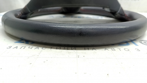 Naked steering wheel Subaru Impreza WRX GH 09-14 leather black with red stitching, worn