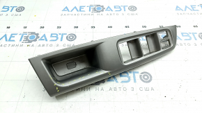 Front left window lift control trim Subaru Impreza WRX GH 08-10 gray, pokes