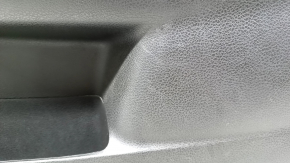 Door trim card front right Subaru Impreza WRX GH 09-11 black, gray molding, armrest black leather, scratches