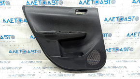Door trim card rear left Subaru Impreza WRX GH 09-11 black, armrest black leather, scratches, tears