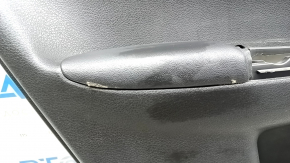Door trim card rear left Subaru Impreza WRX GH 09-11 black, armrest black leather, scratches, tears