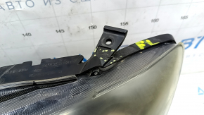 Front left headlight complete Subaru Impreza WRX GH 08-11 xenon with bracket, scratches on glass, broken mount