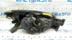 Front left headlight complete Subaru Impreza WRX GH 08-11 xenon with bracket, scratches on glass, broken mount