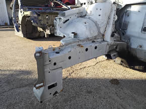 Front right quarter Toyota Prius 30 10-15 on the body, white, rusty