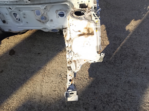 Front left quarter Toyota Prius 30 10-15 on the body, white, rusty