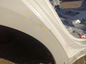 Quarter wing rear right Toyota Prius 30 10-15 on the body, white, rusty, bumps