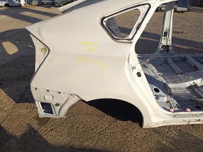 Quarter wing rear right Toyota Prius 30 10-15 on the body, white, rusty, bumps