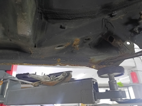 Quarter wing rear right Toyota Prius 30 10-15 on the body, white, rusty, bumps