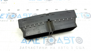 Front Panel Air Deflector Central Subaru Impreza WRX GH 08-14 Black