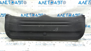 Lower trunk door trim Subaru Impreza WRX GH 09-14 5d black, scratches, broken fastening, whitened plastic