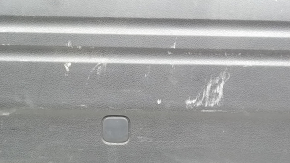 Lower trunk door trim Subaru Impreza WRX GH 09-14 5d black, scratches, broken fastening, whitened plastic