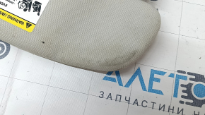 Left visor Ford Edge 15 - gray, without hook, dry cleanable