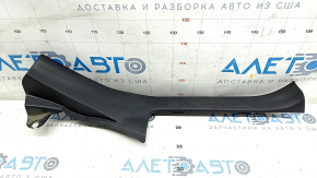 Door sill inner rear left Subaru Impreza WRX GH 08-14 black, broken fasteners