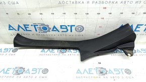 Door sill trim inner rear right Subaru Impreza WRX GH 08-14 black, broken fastening, scratches