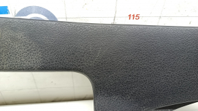 Door sill trim inner rear right Subaru Impreza WRX GH 08-14 black, broken fastening, scratches