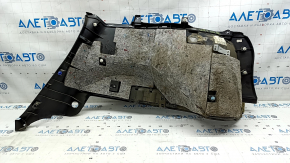 Left arch trim Subaru Impreza WRX GH 08-14 5d black, scratches, plastic turned white
