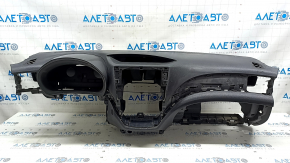 Dashboard front panel with AIRBAG Subaru Impreza WRX GH 09-14 black, scratches