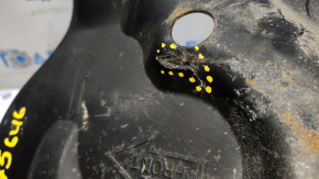 Rear left control arm pad under Tesla Model Y 20 spring - crack