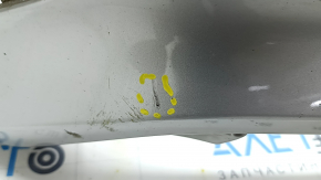 Front bumper bare Ford Edge 19 - without parking sensors, silver, scratches