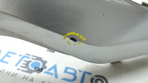 Front bumper bare Ford Edge 19 - without parking sensors, silver, scratches
