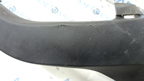 Lower lip of the front bumper Ford Edge 19 - structure, scratches, dents, torn fasteners