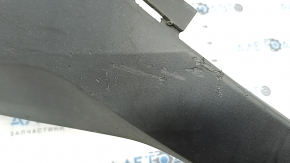 Lower lip of the front bumper Ford Edge 19 - structure, scratches, dents, torn fasteners