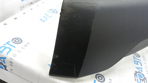 Lower lip of the front bumper Ford Edge 19 - structure, scratches, dents, torn fasteners