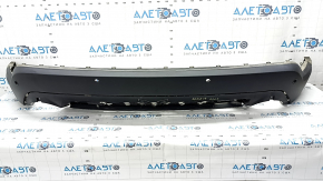 Rear bumper lip Ford Edge 19 - for parking sensors, without towing hook and towbar, structure, scratches