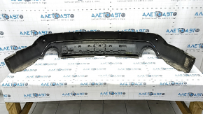 Rear bumper lip Ford Edge 19 - for parking sensors, without towing hook and towbar, structure, scratches
