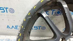 Wheel disk R17x7,5J Subaru Impreza WRX GH 09-10 not original, with cap, painted, curb