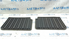 Set of floor mats for Subaru Impreza WRX GH 08-14 rubber, black