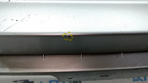 Rear bumper bare Ford Edge 19 - silver, for parking sensors, scratches