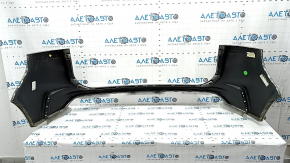 Rear bumper bare Ford Edge 19 - silver, for parking sensors, scratches