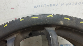 Wheel disk R17x7,5J Subaru Impreza WRX GH 09-10 not original, with cap, painted, curb, missing bolt