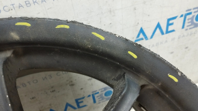 Wheel disk R17x7,5J Subaru Impreza WRX GH 09-10 not original, with cap, painted, curb, missing bolt