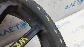 Wheel disk R17x7,5J Subaru Impreza WRX GH 09-10 not original, with cap, painted, curb, missing bolt