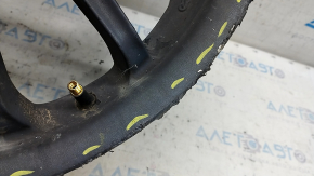Wheel disk R17x7,5J Subaru Impreza WRX GH 09-10 not original, with cap, painted, curb, missing bolt
