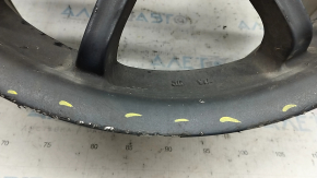 Wheel disk R17x7,5J Subaru Impreza WRX GH 09-10 not original, with cap, painted, curb, missing bolt