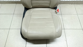 Passenger seat Honda CRV 17-22 with airbag, electric, heated, perforated, beige leather