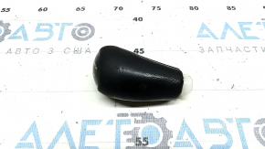 Gear knob Subaru Impreza WRX GH 08-14 leather black, worn
