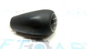 Gear knob Subaru Impreza WRX GH 08-14 leather black, worn