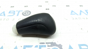 Gear knob Subaru Impreza WRX GH 08-14 leather black, worn