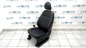 Driver's seat Ford Edge 15- without airbag, electric, heated and upholstered KATZKIN, leather black, SEL, scratch on lining, for cleaning